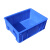 零件盒周转箱物料盒收纳盒螺丝配件箱塑料盒胶框五金工具盒长方形 33号箱特厚530*335*75蓝色