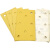 长方形干磨砂纸8孔3+2+3方形砂纸95*180mm黄砂植绒打磨砂纸片 180#一盒100张