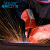 威特仕焊工焊接电焊手套隔热耐高温防烫手套牛皮加厚防火线10-0328