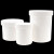 玛仕福 密封桶油墨罐 加厚广口塑料瓶直立桶 存储桶 白色100ML