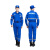 强盛伟业（QSWY）夏季长袖救援服 男女工作服套装 蓝色