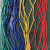 绿色尼龙绳防护网彩色防坠幼儿园装饰篮球场隔离围栏网安全平网子工业品 彩色网孔10厘米 网1米宽(长需要几米拍几件)