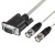 利合光电（LHG）E1线缆DB9针串口转2*BNC两兆头2M路由器模块测试线 2米
