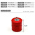 鸣固 绝缘子低压配电柜用零排端子高强度红色圆柱型 MNS60直径*60高*M12