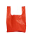 庄太太 商用背心式垃圾袋手提塑料方便袋【红色35*62cm24个/公斤】ZTT0416