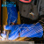 威特仕焊接手套10-2054焊工电焊隔热耐高温加长款蓝色46厘米
