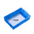 塑料盒子长方形塑料零件盒周转盒物料盒螺丝盒配件箱胶箱收纳盒B 矮八格（蓝）外_367_245_67MM