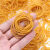 橡皮筋批发耐用橡胶圈工业用 圆形一次性黄色高弹力橡胶圈  一包