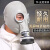 HKFZ面具全面罩工业化工气体喷漆农药消防有机蒸汽全密封 皮脸面具1号小铁滤毒罐