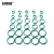 安赛瑞 氟胶o型圈密封圈 o型圈 FKM氟橡胶密封胶圈 绿色 外径8.5*1.5mm（100个装） 21912