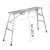 加厚可折叠马凳便携式脚手架装修升降移动平台伸缩平面凳工程梯子 加厚方管面200*30