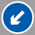 谋福 交通标志指示牌 安全道路标识牌可定制 靠左侧道路行驶-贴反光膜写真(平板钉墙款)