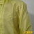 CESK夏季款短袖上衣立领拉链短款短袖夹克洁净无尘服防尘静电衣厂服 黄色 L
