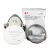 3M1201防毒防尘面罩套装防有机气体喷漆工业粉尘 1套装 