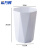 希万辉 商用轻奢大容量垃圾桶办公室塑料废纸篓【大号白色】XWH0296
