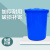 顶奈塑料水桶储水厨房发酵胶桶超大容量白桶蓄水大桶收纳桶酒店餐厅工业环卫物业垃圾桶加厚大号带盖100L白色