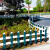pvc草坪护栏市政绿化公园林小区别墅花坛围栏价格每米计算户外隔 绿色60cm