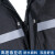 雨裤套装男士防护服电动摩托车分体保安骑行防水暴雨 黑色（双层套装） XL