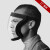电焊防护面罩高清防尘防晒面罩全脸透明防油溅面具PC运动骑行面罩 常规-粉透-防雾 S