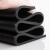 尤克达帝橡胶垫减震垫加厚高弹减震橡胶块工业橡胶板缓冲垫防震胶厚胶垫 0.5米*0.5米*厚2毫米