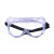 得豫工品 护目镜 劳保防护眼镜 打磨防飞溅防风沙防雾透明 一个价 加厚四珠护目镜 