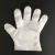 批发一次性手套 PE手套 大量供应餐饮保洁卫生手套定制 透明 普厚100只装(0.4克/个)