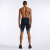 2XULight Speed系列男士增强型压缩裤MCS进阶款马拉松透气紧身速干裤 （短裤）黑色/白色反光-进阶款 S