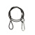 好购不锈钢保险绳钢丝绳黑色保险绳舞台灯钩保险绳灯光配件安全绳 2.5mm不锈钢
