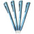 YT-WC金属可检测圆珠笔一体式无小零件可系绳可换芯 适用GBT27341 蓝壳黑墨20支