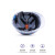 HKNA安全帽工地国标头盔男夏季白色透气工作帽定制logo印字可调节 A3蓝色一指键帽衬（ABS高硬度更安全）