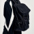 袋鼠新款潮牌大容量双肩包男电脑包日系休闲大学生书包女运动旅行背包 黑色