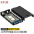 SPUE 4口桌面式光纤终端盒 8芯LC单模满配 单模尾纤光缆熔接盒 电信级壁挂接续盒 SP-Z-8LC
