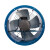 德东上海电机厂 轴流风机 SF2.5-4R/SF3-4R 全新 电机纯铜芯 SF3-4R 管道式单相 220V 120W 14