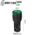 适用24V蜂鸣器LED电源指示灯红绿220V配电箱 信号灯器报警12V声光 绿色(AC380V)