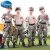 迪士尼儿童迷彩服套装男童夏季夏令营演出服军训体能训练服 外国语小学专拍 100cm