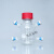 250ml GL45瓶盖多口厌氧瓶生物培养瓶发酵密封厌氧瓶钳口试瓶20mm西林瓶塞气相色谱顶空分析瓶 1000ml接4个钳口