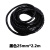 众立诚PE缠绕管电线包线管理线器束线缠线带黑色25mm*2.2m