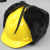冬季棉安全帽可拆卸式防寒保暖棉帽油田户外工地劳保工作帽安全帽 黄色安全帽+帽衬
