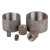 双财（SHUANGCAI）无缝焊接内丝碳钢管箍直接管钢束接头DN15/20/25/32/40/50 DN15（4分） 20个装/包 
