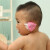 耳清防水耳套耳罩 洗头洗澡耳罩防止耳朵进水送耳塞粘贴 儿童彩色100个盒装