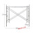 镀锌脚手架活动梯形架移动建筑龙门脚手架1.7/1.9米工地 2.0厚/加宽1.25*加高1.93米