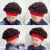 桐崎泡面头帽子婴儿搞笑帽子宝宝可爱假发帽子网红婴儿童个性头发套男 红色升级版卷发帽 头围35-46/适合1个月-12个月