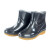 沸耐笙 FNS-04833 中性低筒雨鞋 耐酸碱油PVC低帮水鞋 519黑色单鞋 38 双