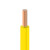 起帆（QIFAN）电缆 ZC-BVR-450/750-1*16平方_105℃国标阻燃多股铜芯软线 黄色100米/卷
