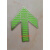 蓄光地铁通道疏散标志自发光地面箭头导向指示标牌304不锈钢 100×60×3mm