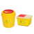 笙本HITURBO圆型利器盒1L黄色小型废物桶 卫生所锐器盒2L医院诊所科室3L 圆形利器盒3L（5个装）