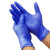 舜造一次性丁腈手套加厚 防水 实验室厨房300只 蓝紫色 M码（可定制）