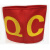 现货QC QA红袖标袖章定做安全员袖章斜纹面料网印圆形袖套可定制 QC