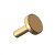 镀金Pogopin圆形铜柱母头连接器导充电铜针实心触点界面接触插针 T879/2.0*8.5mm