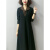 卓琛五十岁女人过年穿的衣服中年妇女本命年秋装子秋季 黑色(三粒扣翻领) XL(建议90-115斤)
